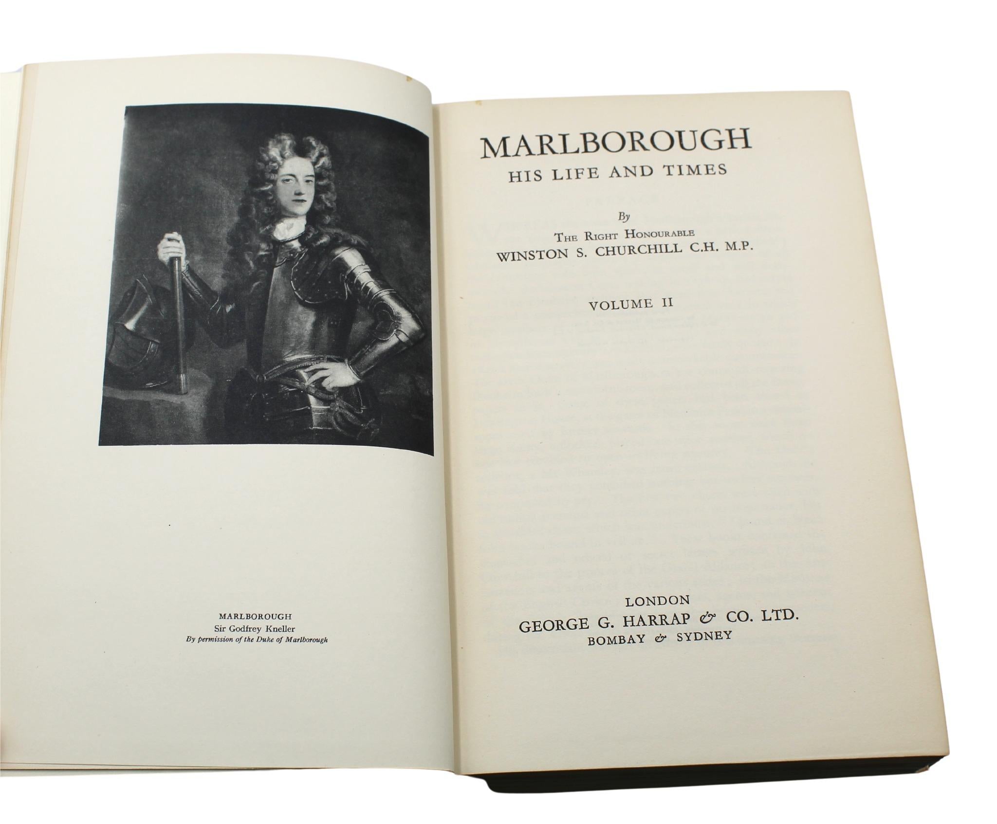 Marlborough: His Life and Times, von Winston S. Churchill, Erstausgabe, 1933-38 4