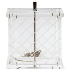 Marlee Vintage Signed Lucite Table Lamp Circa 1970
s Marlee Vintage Signed Lucite Table Lamp Circa 1970
s