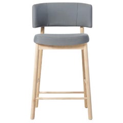 Marlen 0153-LE Sgabello, Sgabello da bar, Grigio, Casa, Contract, Fast-Food, Wood, Tessuto