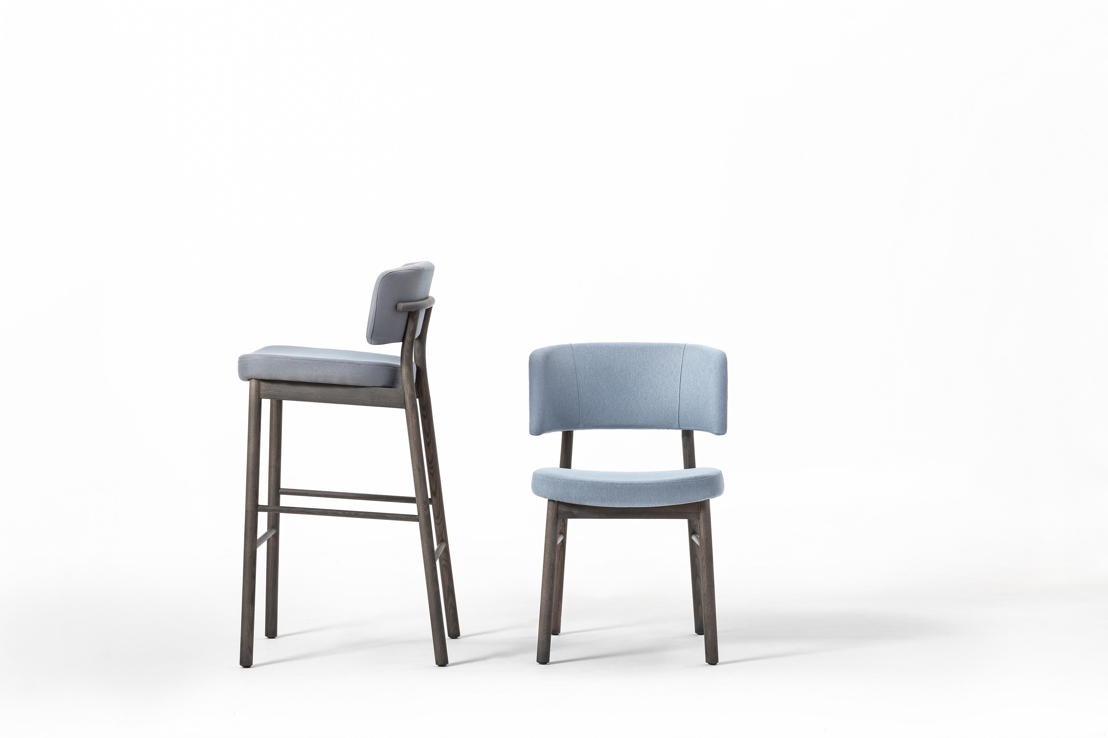 Italian Marlen Chair 0151 LE Red, Blue, Green, Grey, Chair, Living, Home, Contract, Wood For Sale