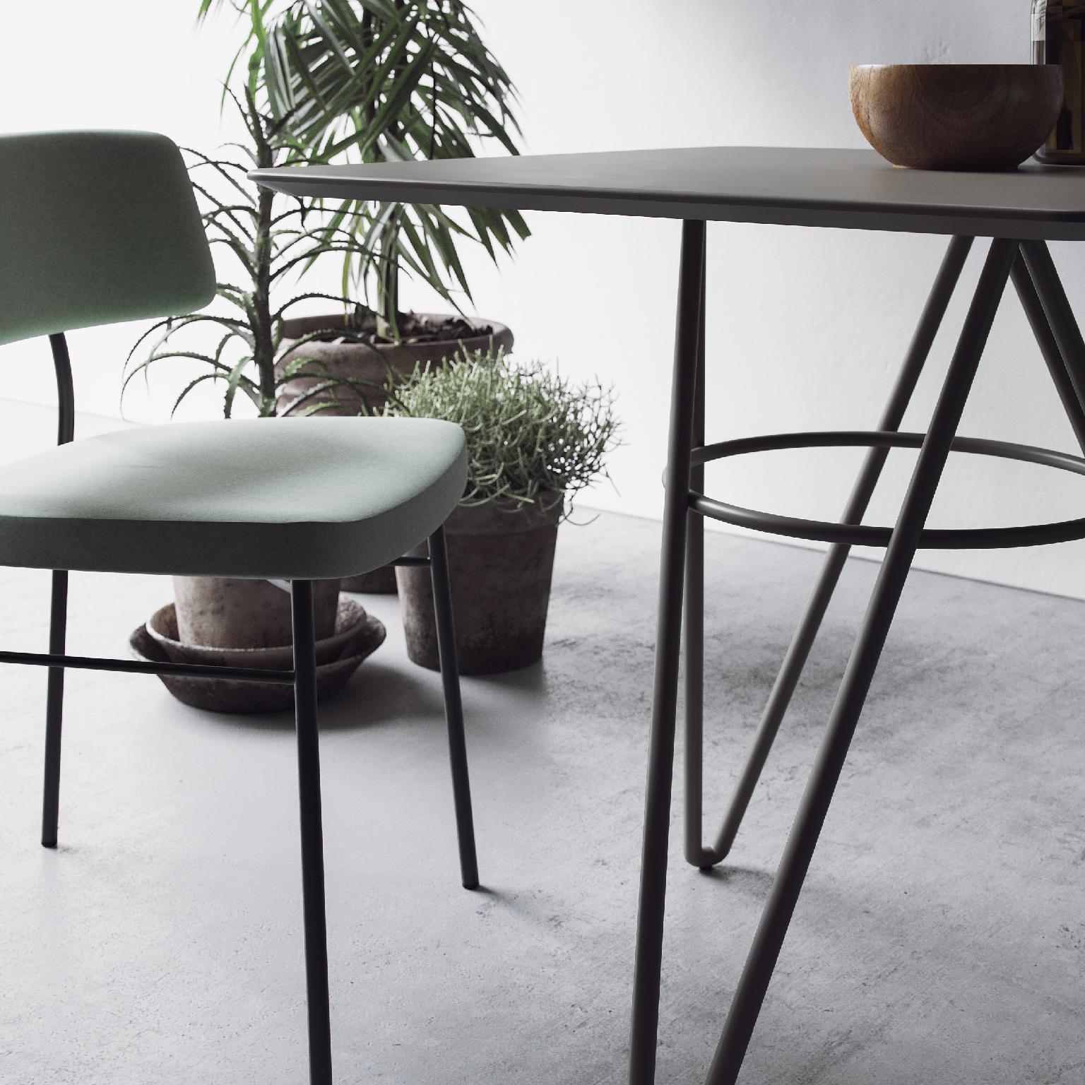 Sedia Marlen, Grigio, Da interno, Sedia, Made in Italy, Casa, Contract in vendita 1