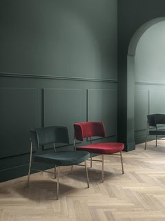 Marlen Lounge, made in italy, contract, indoor, lounge, red