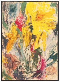 'Abstract in Saffron and Sage', NYU, National Association Women Artists, NYAE