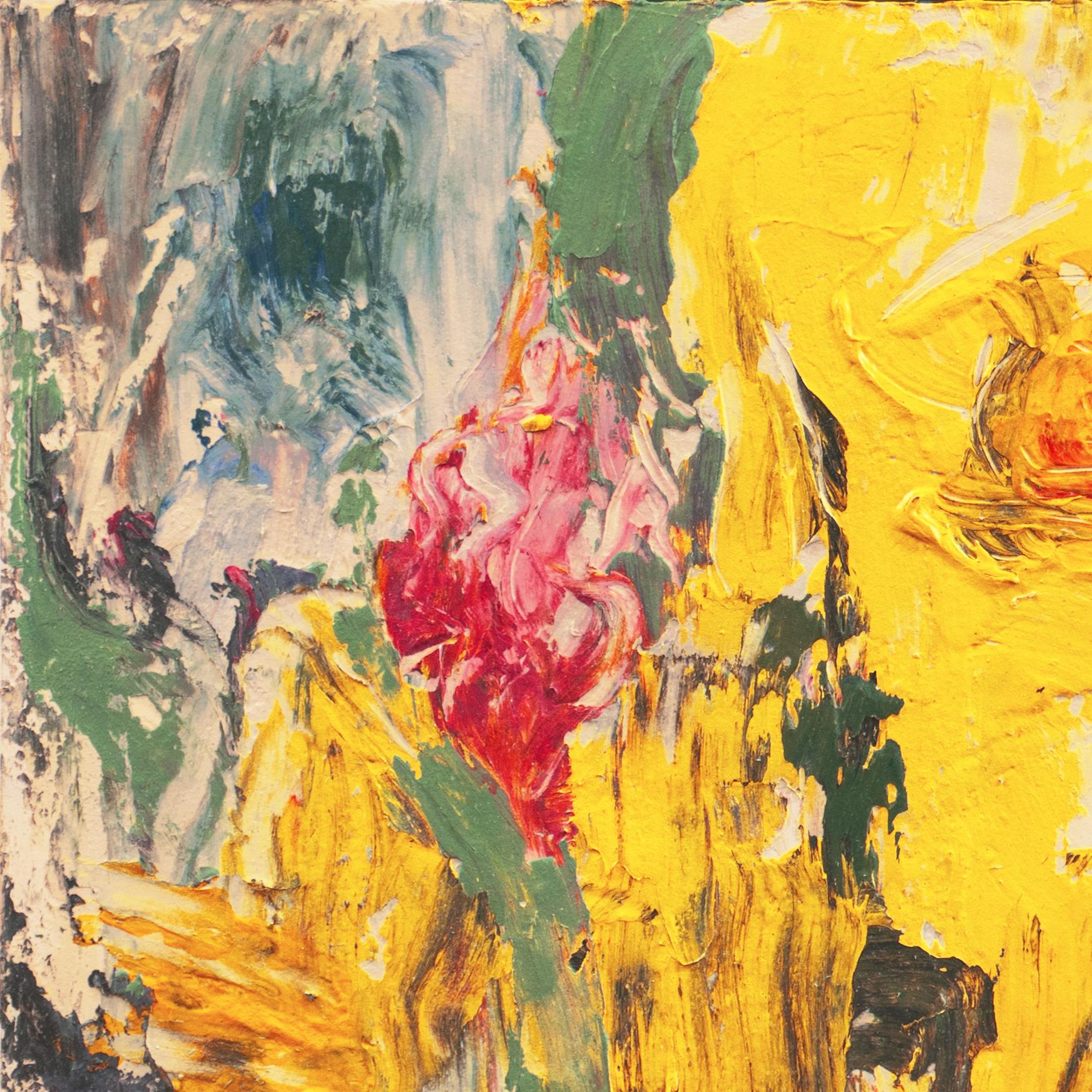'Abstract in Saffron and Sage', NYU, National Association Women Artists, NYAE For Sale 3