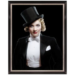 Marlene Dietrich, after Hollywood Regency Era, Vintage Photography
