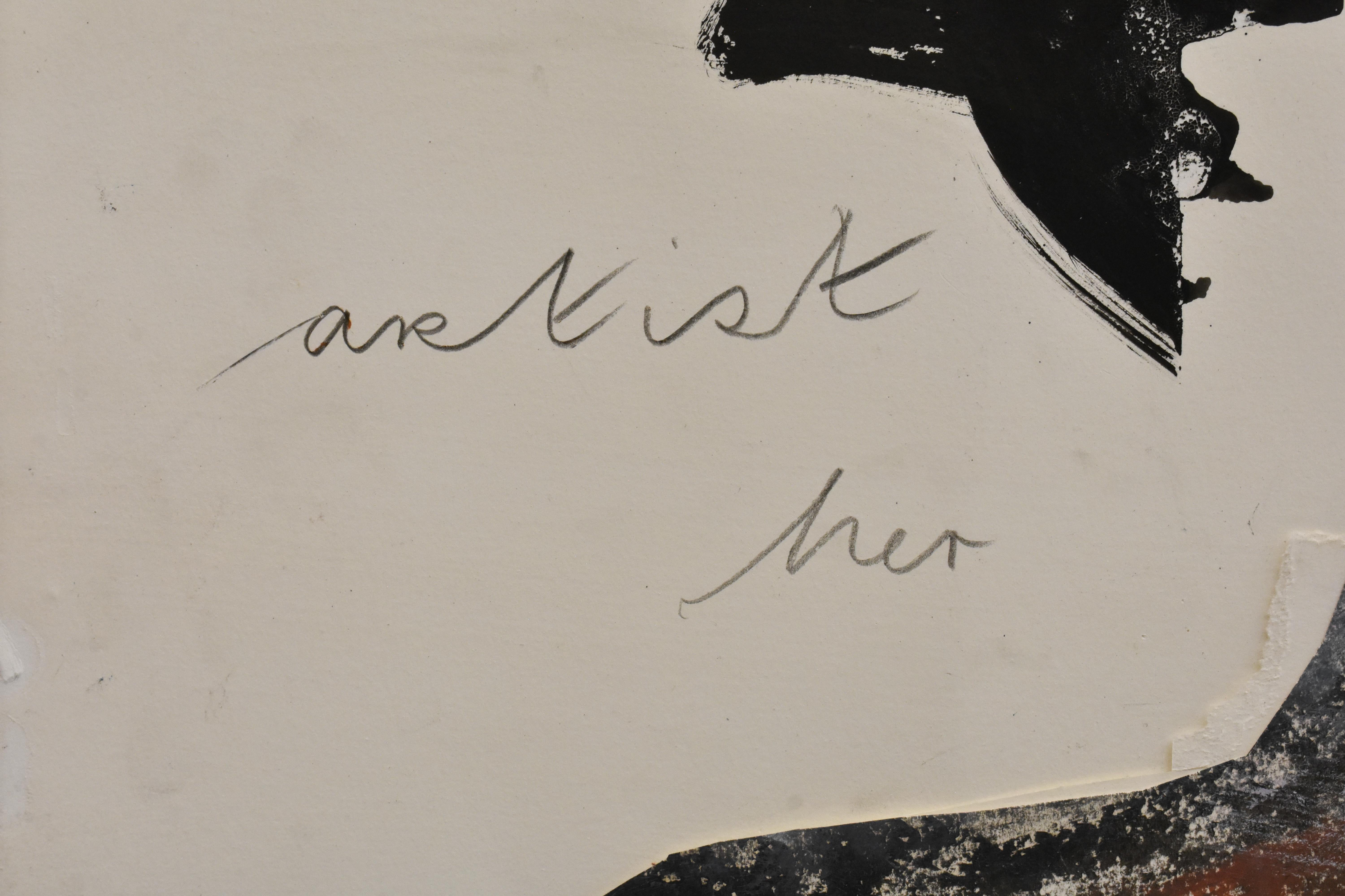 Artist loosing her head - Marlene Dumas (1953) - South African Artist - Dutch For Sale 8