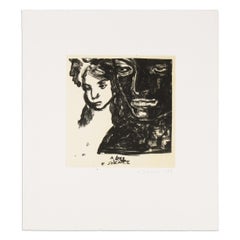 A Long Silence, Lithograph, Contemporary Art, 20th Century