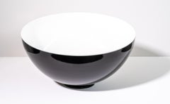 Extra-Large Alabaster White Singing Bowl Sculpture, Contemporary Style