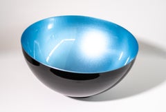 Cuenco Cantor Escultura Serenidad Azul, Acero Inoxidable XL, Contemporáneo