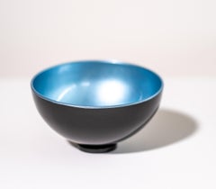 Singing Bowl Blue Serenity - Small - Steel Sculpture, Contemporary Design
