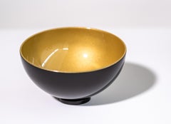 Singing Bowl Gold Shimmer - Small - Steel Sculpture, Contemporary Design