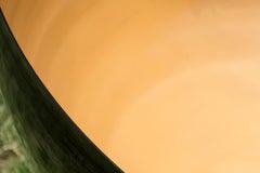 Bol chantant Mercury Large - sculpture de jardin en acier inoxydable