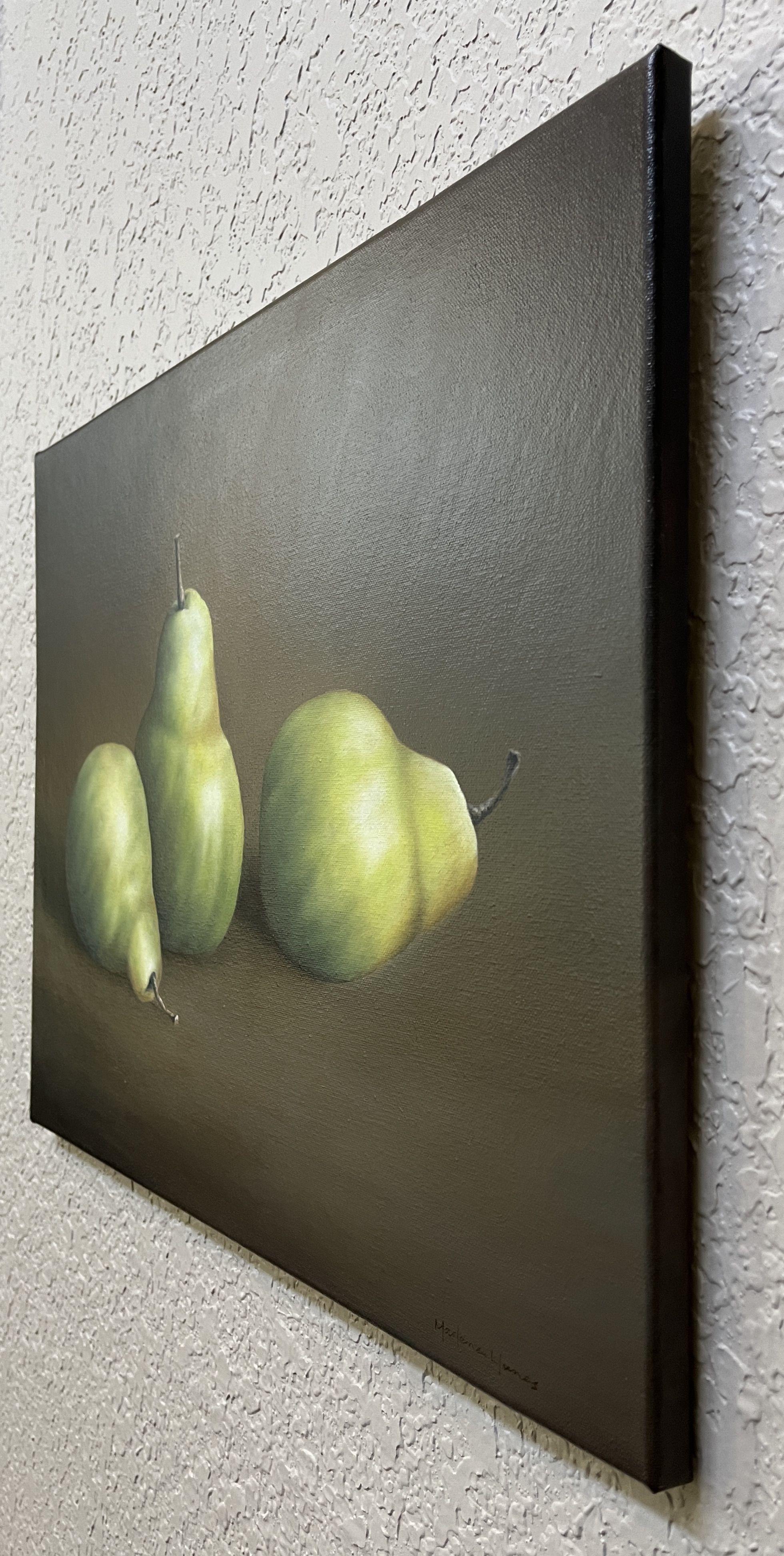 Questo dipinto è stato realizzato con colori a olio di alta qualità su tela utilizzando la classica tecnica fiamminga.   La tela è tesa su un telaio di legno (retro), i lati sono stati dipinti e viene fornita con un filo per essere appesa.   Non è