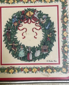 Marlene Moore 12 Days of Christmas Coasters NIB Harrods Knightsbridge