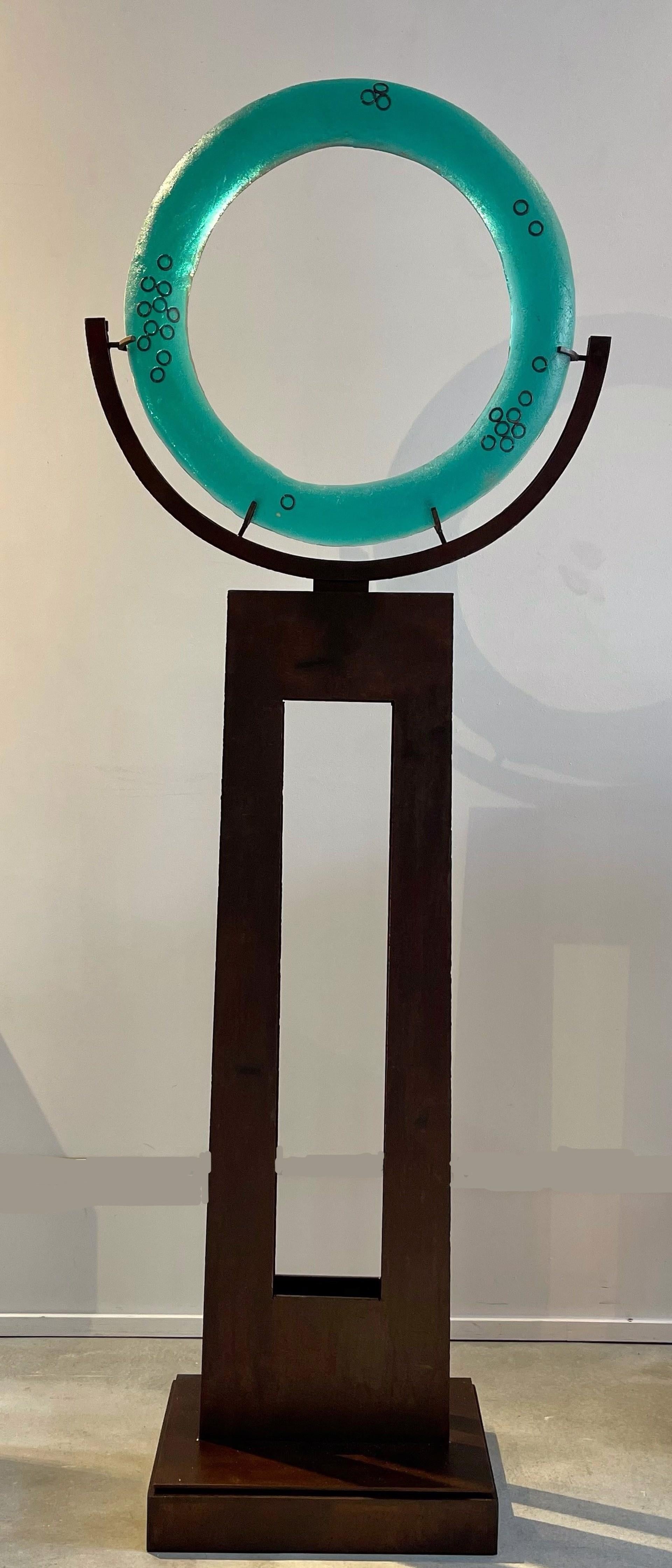 Bague Aqua - Painting de Marlene Rose (b. 1967)