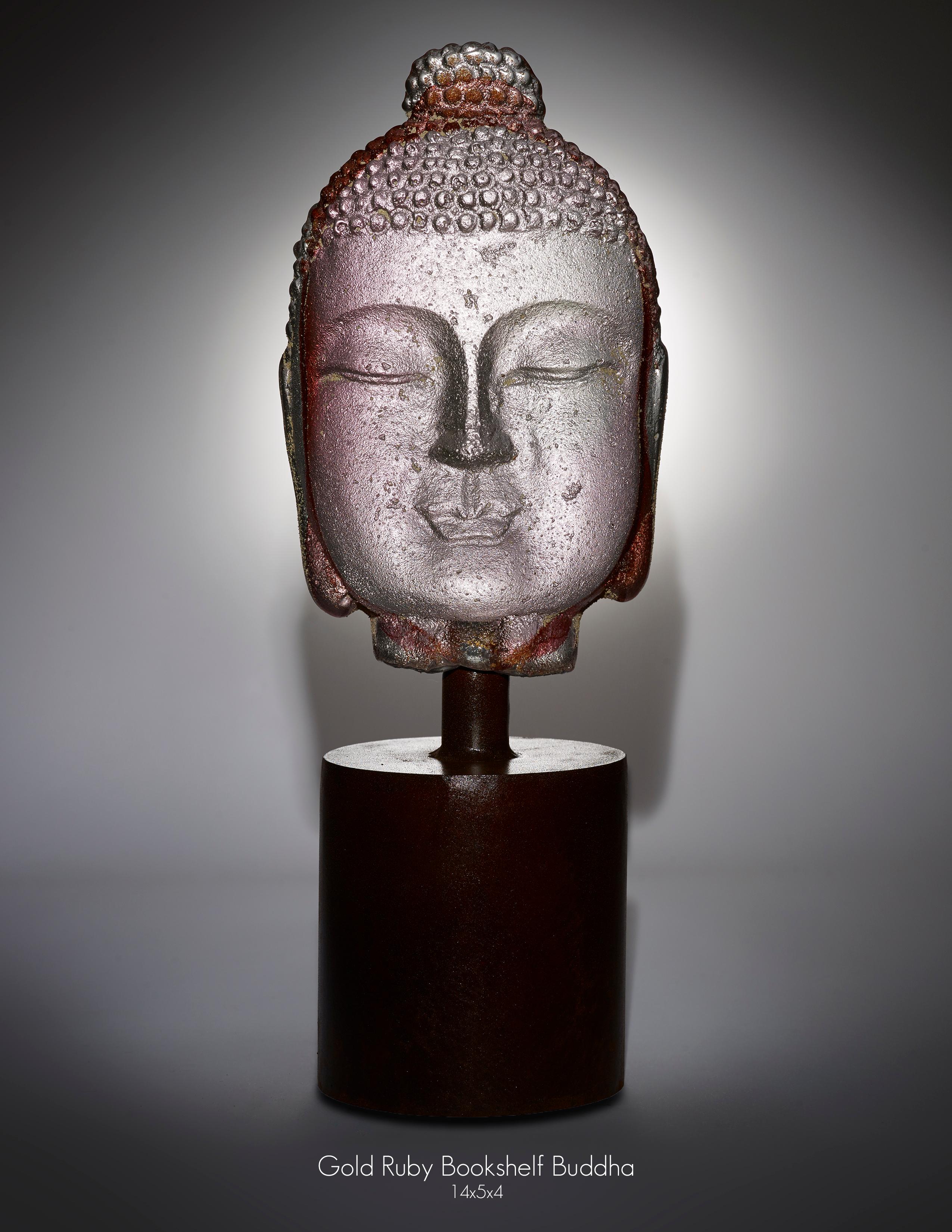 Figurative Sculpture de Marlene Rose - Estantería Buda Rosa