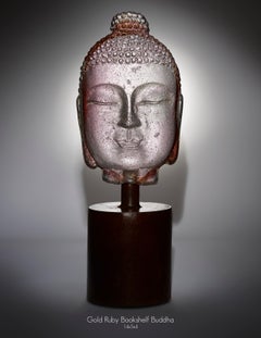 Bookshelf Buddha Pink