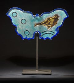 Butterfly 18" Copper with Colbalt Rim