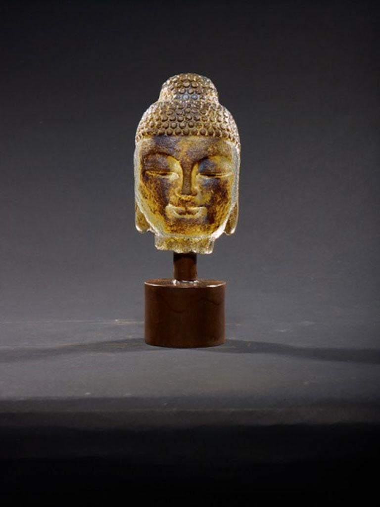 Mini Buddha - Metallic - Sculpture by Marlene Rose