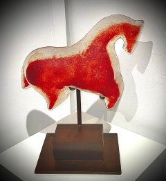 Red Ancient Horse Large