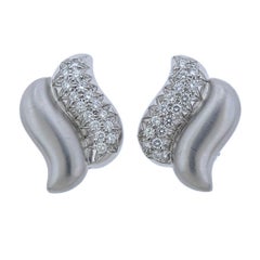 Marlene Stowe Diamond Gold Earrings