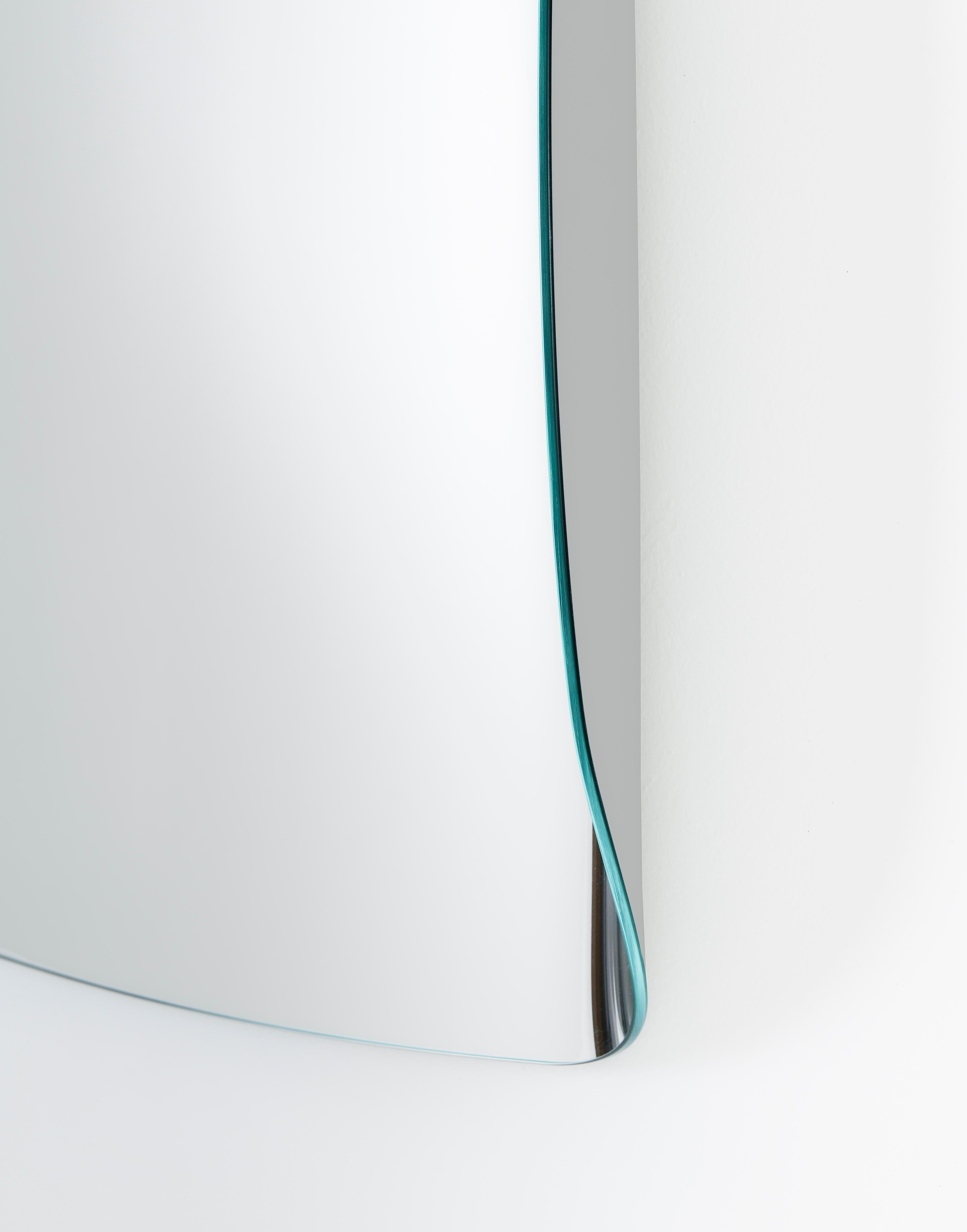 MARLENE Wall Mirror, by Philippe Starck with S. Schito for Glas Italia IN STOCK In New Condition For Sale In Brooklyn, NY
