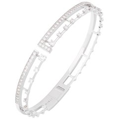 MARLI New York 18 Karat Gold and Diamond Avenues Hinged Cuff “Super”