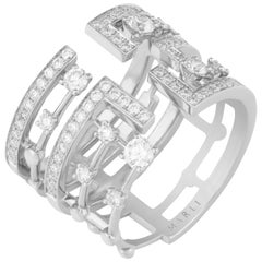 MARLI New York 18 Karat Gold and Diamond Avenues Statement Ring