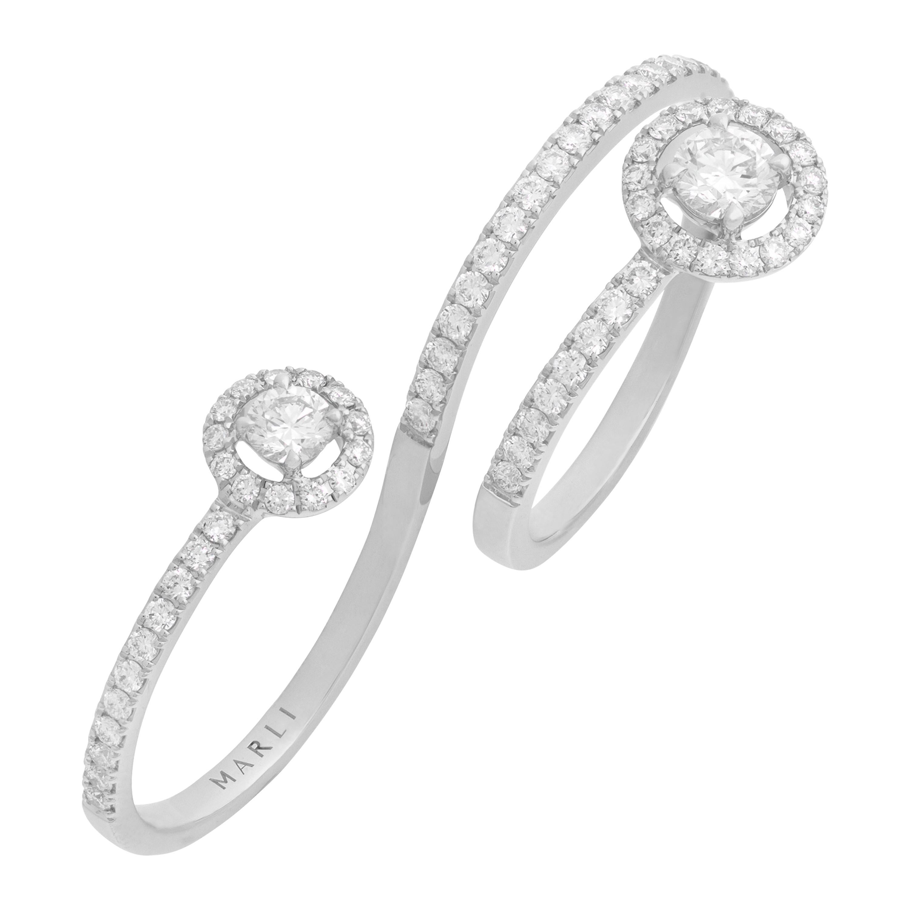 MARLI New York 18 Karat Gold FIFI MultiFinger Ring For Sale at 1stDibs