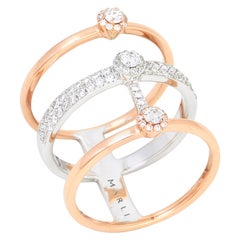 MARLI New York 18 Karat Gold FIFI Multi Strand Ring MARLI New York 18 Karat Gold FIFI Multi Strand Ring