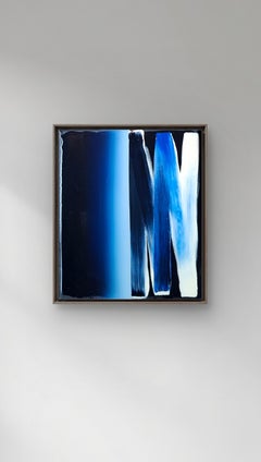 Vertikaler Horizont, leuchtendes Indigo I