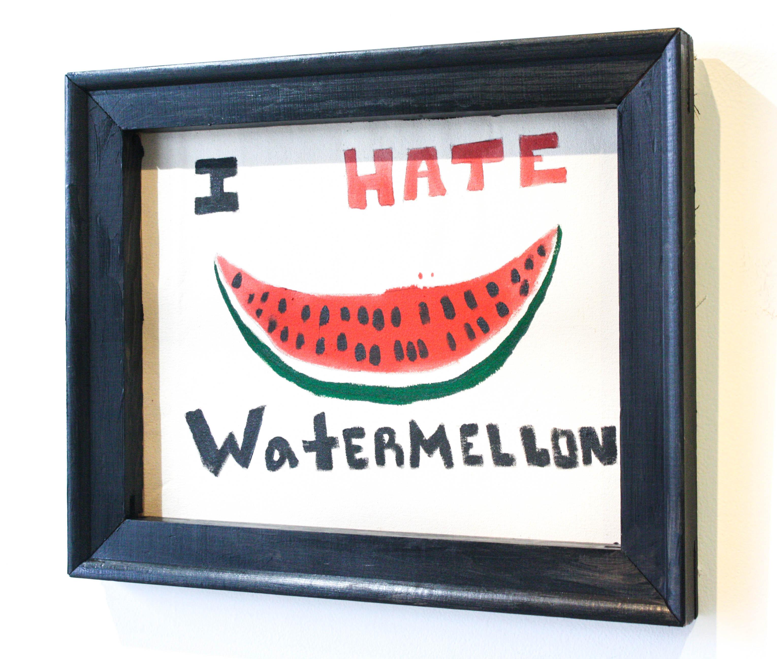 watermelon acrylic painting