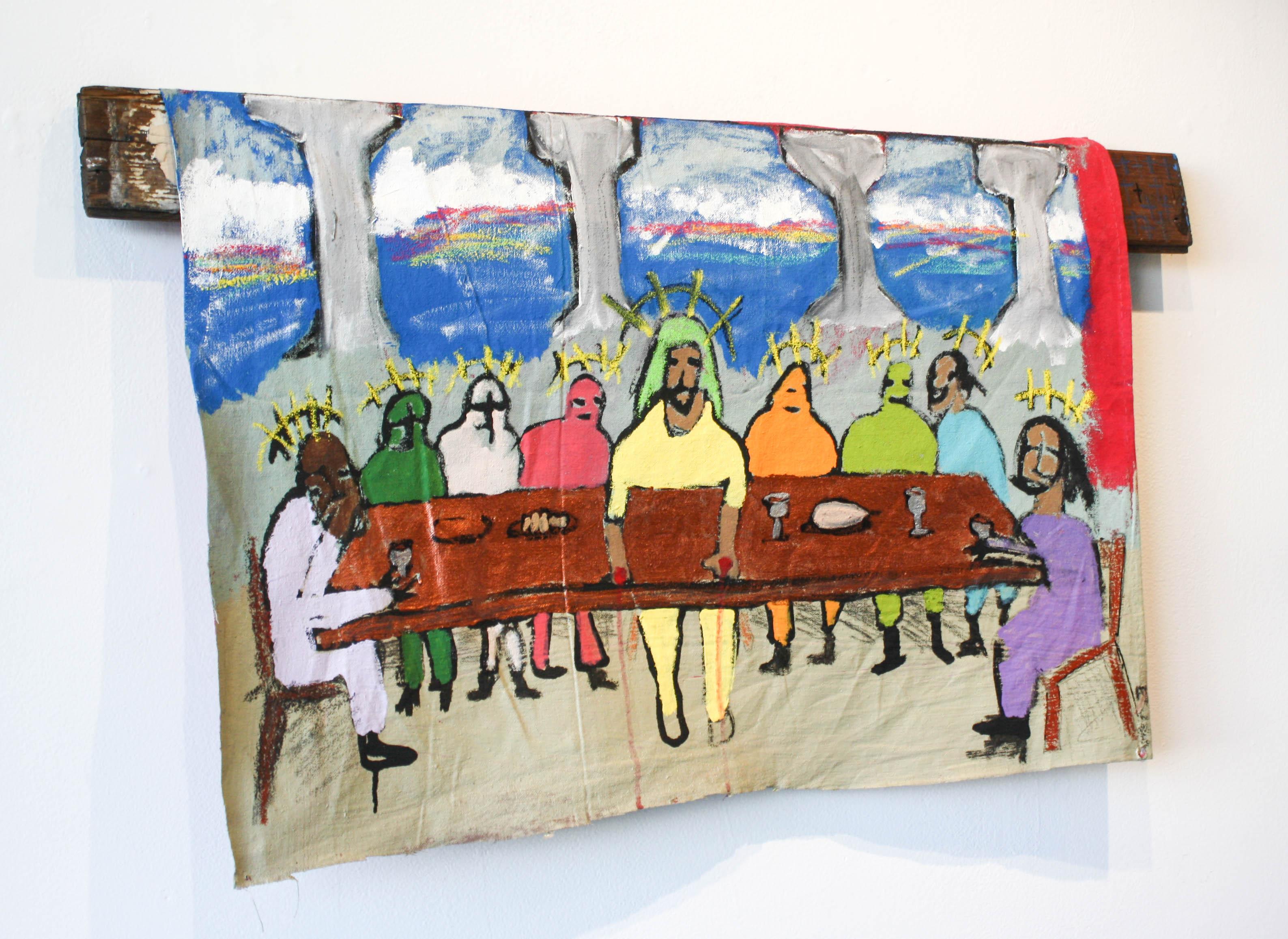 The Last Suppa  - Painting by Marlos E’van