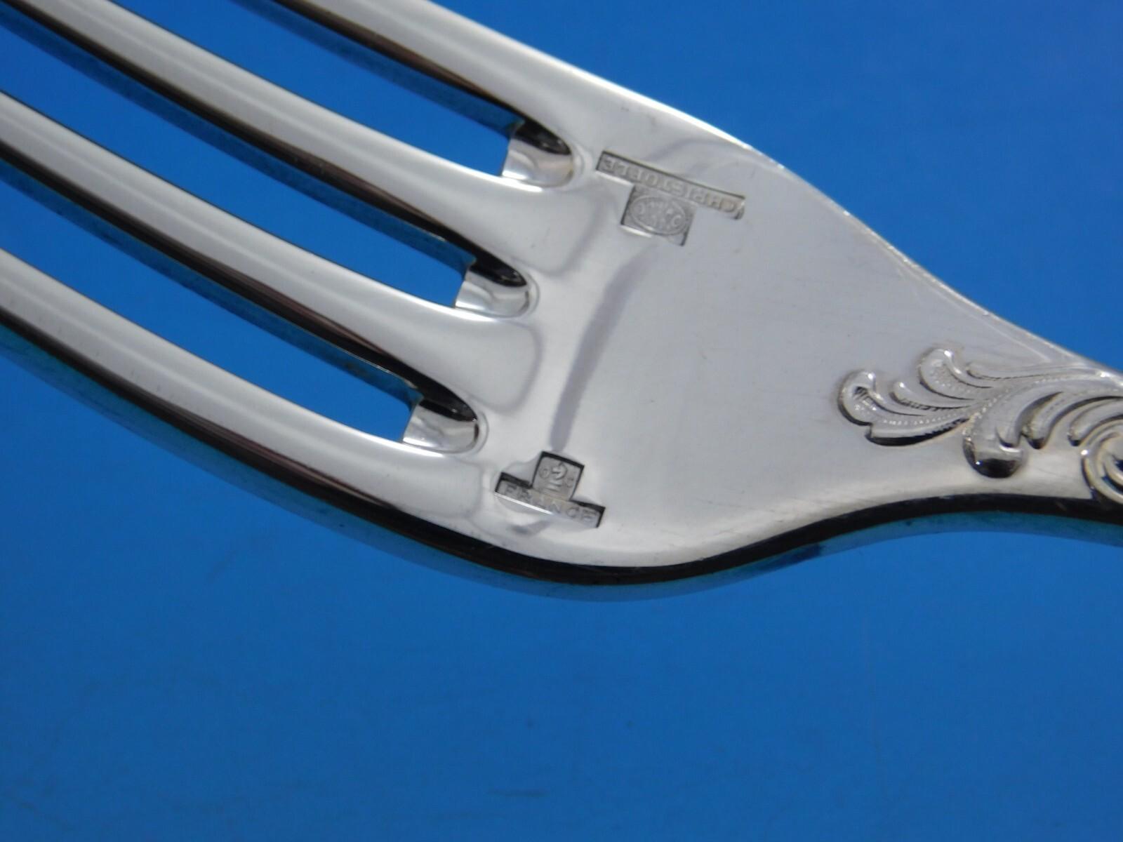 Marly by Christofle France Cubiertos de Plata Servicio 12 Set 119 pz Din Sin Usar en venta 3