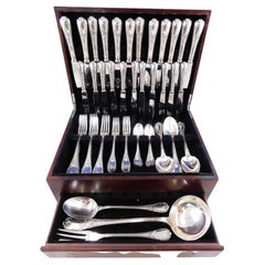 Marly by Christofle France Silverplate Flatware Service 12 Set 75 Pieces Dinner