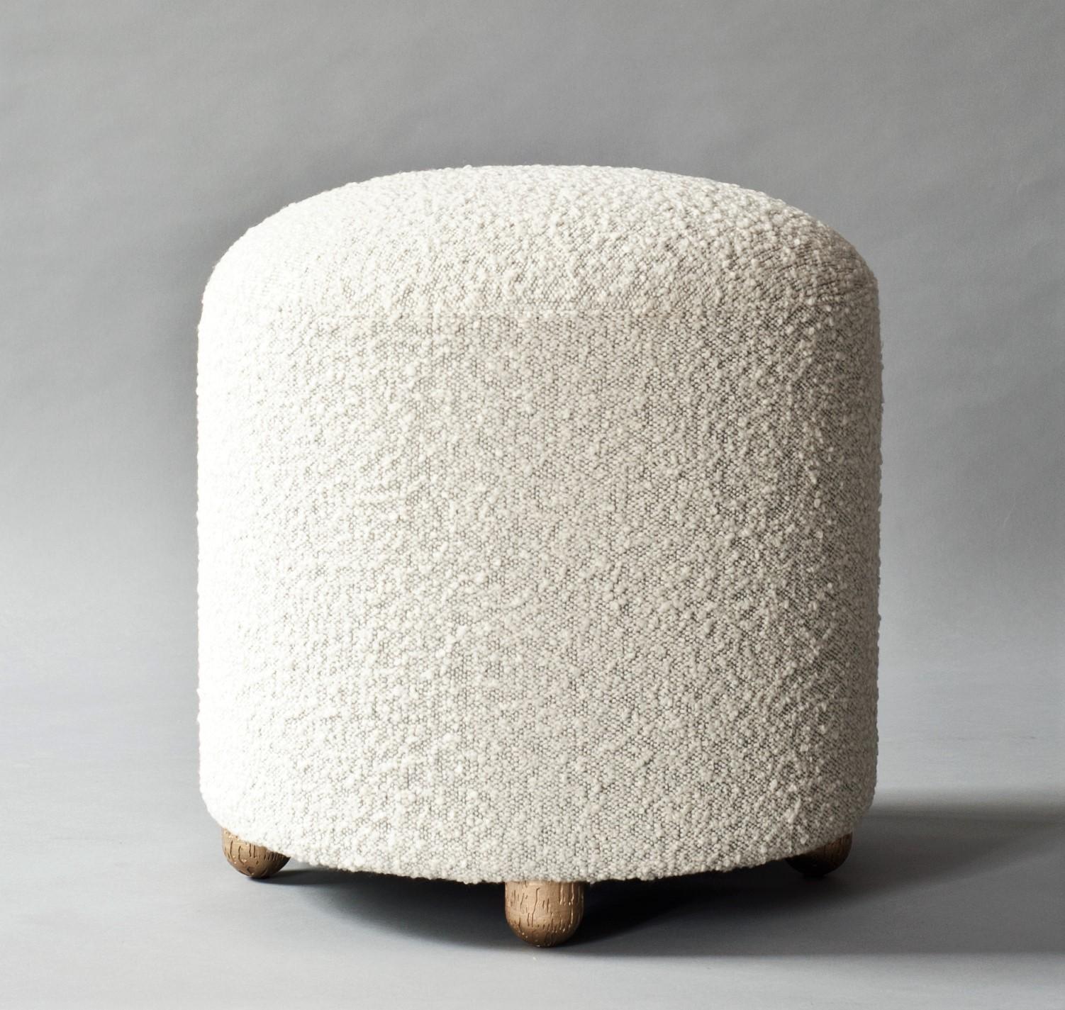 Marli Medium Ottoman par DeMuro Das en bronze satiné Neuf - En vente à New York, NY