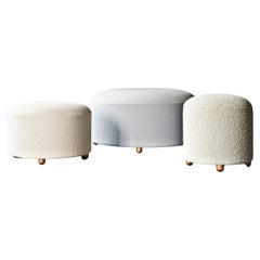 Marli Medium Ottoman par DeMuro Das en bronze satiné