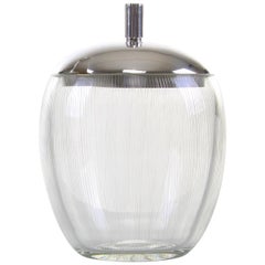 Marmalade Jar by E. Dragsted & Holmgaard in 1951, Vintage Etched Glass Jam Jar