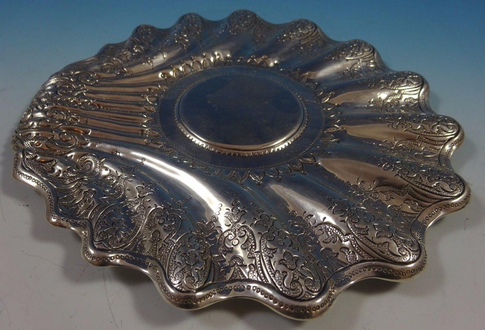 Marmalijo Mexican Mexico Sterling Silver Dish Shell Shape In Excellent Condition In Big Bend, WI