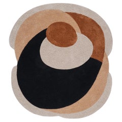 Tappeto Ki no4 di Studio A Marmi / Tappeto contemporaneo in lana trapuntata a mano