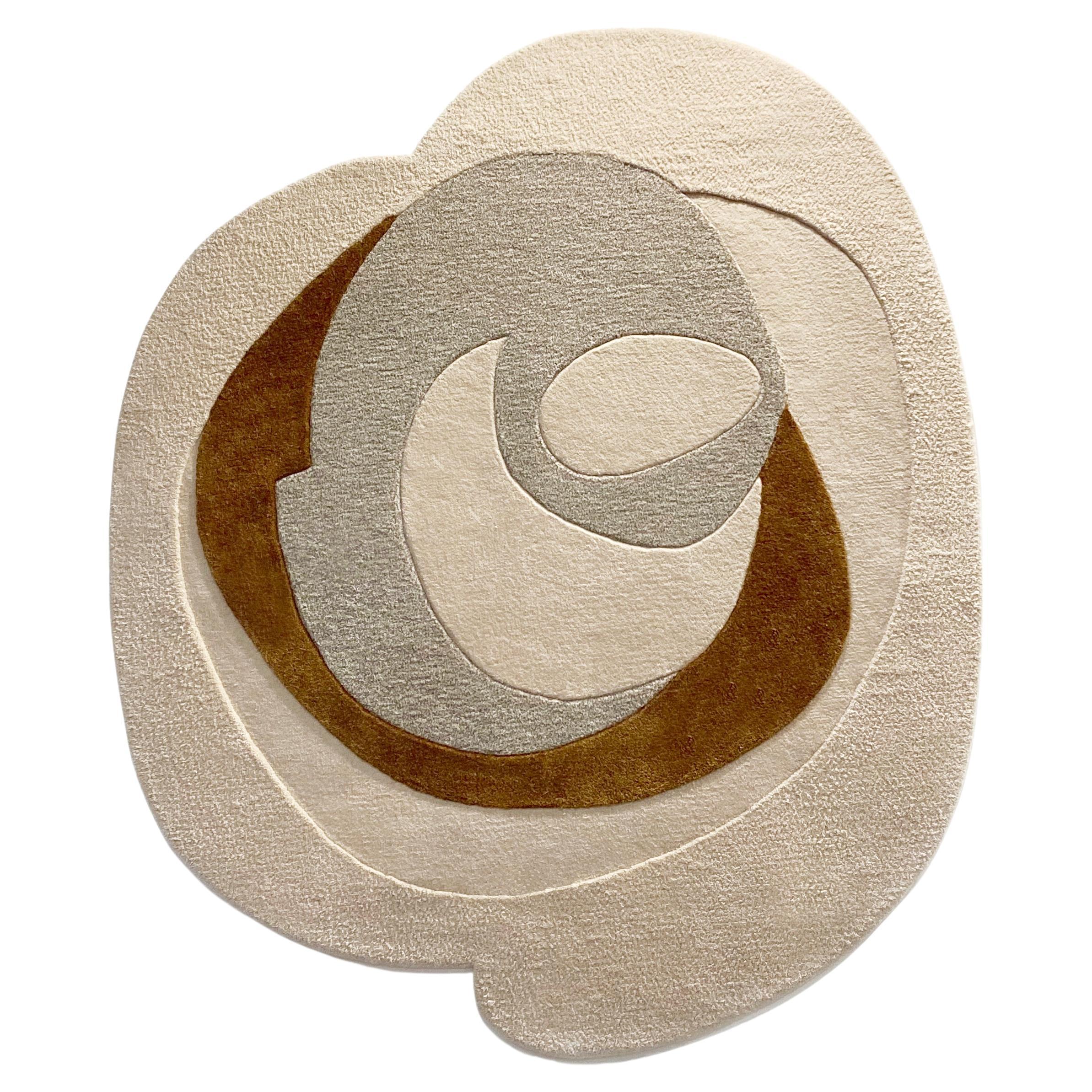 Marmi Ki collection No:1 LARGE / Alfombra contemporánea de lana tejida a mano