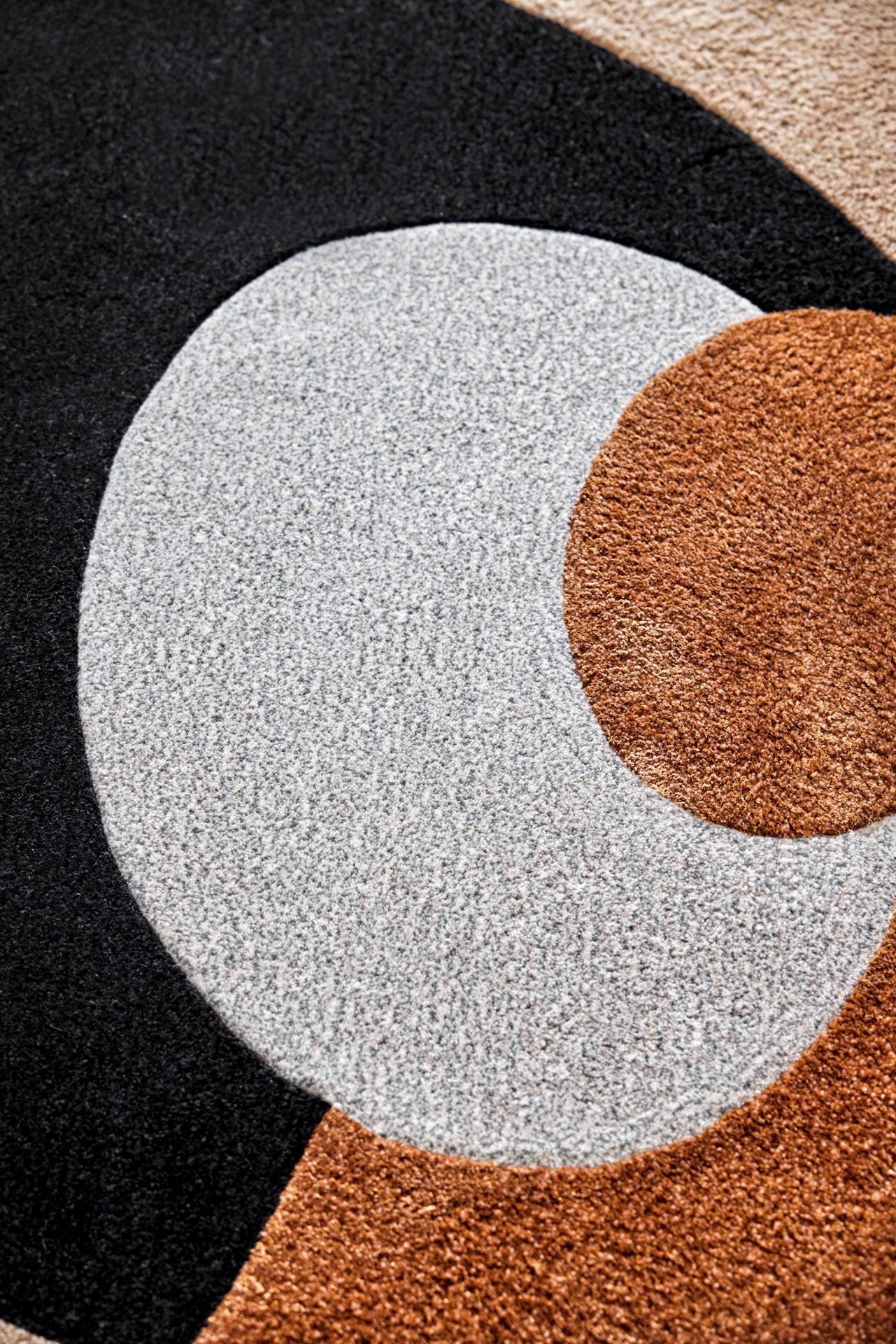 Hand-Crafted Hand tufted wool contemporary rug Ki no4 Rug by Studio Marmi LARGE For Sale