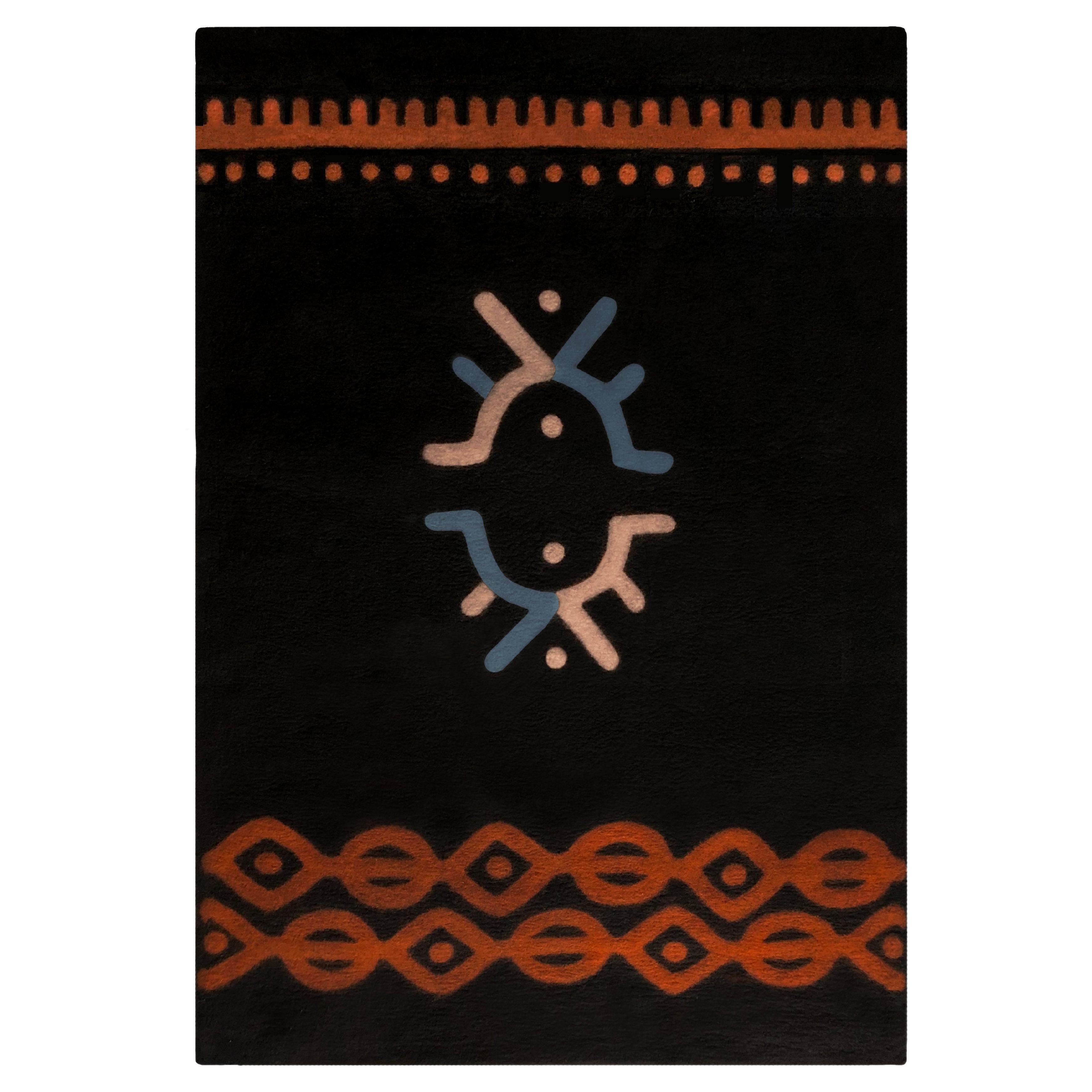 Marmi Kozmos zeitgenössische Filzteppich-Kollektion _The Stars & Fortune Rug