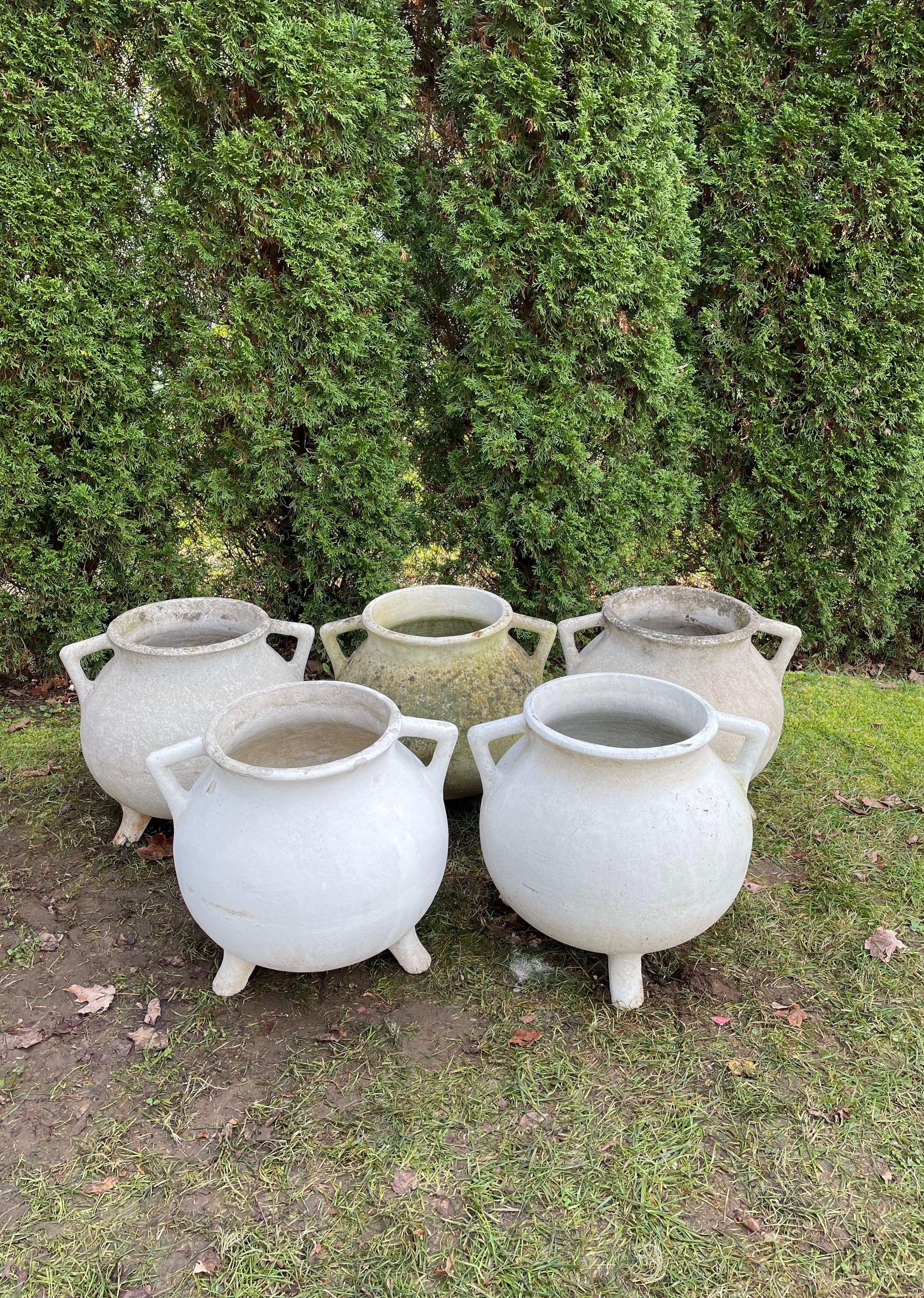 Marmite Cauldron-Form Planters Designed by Willy Guhl In Good Condition For Sale In Woodbury, CT