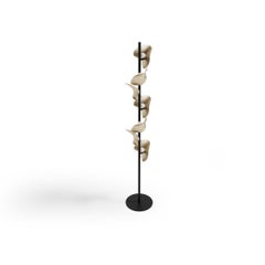 Contemporary Casted Brass Mármol Floor Lamp by Covet House