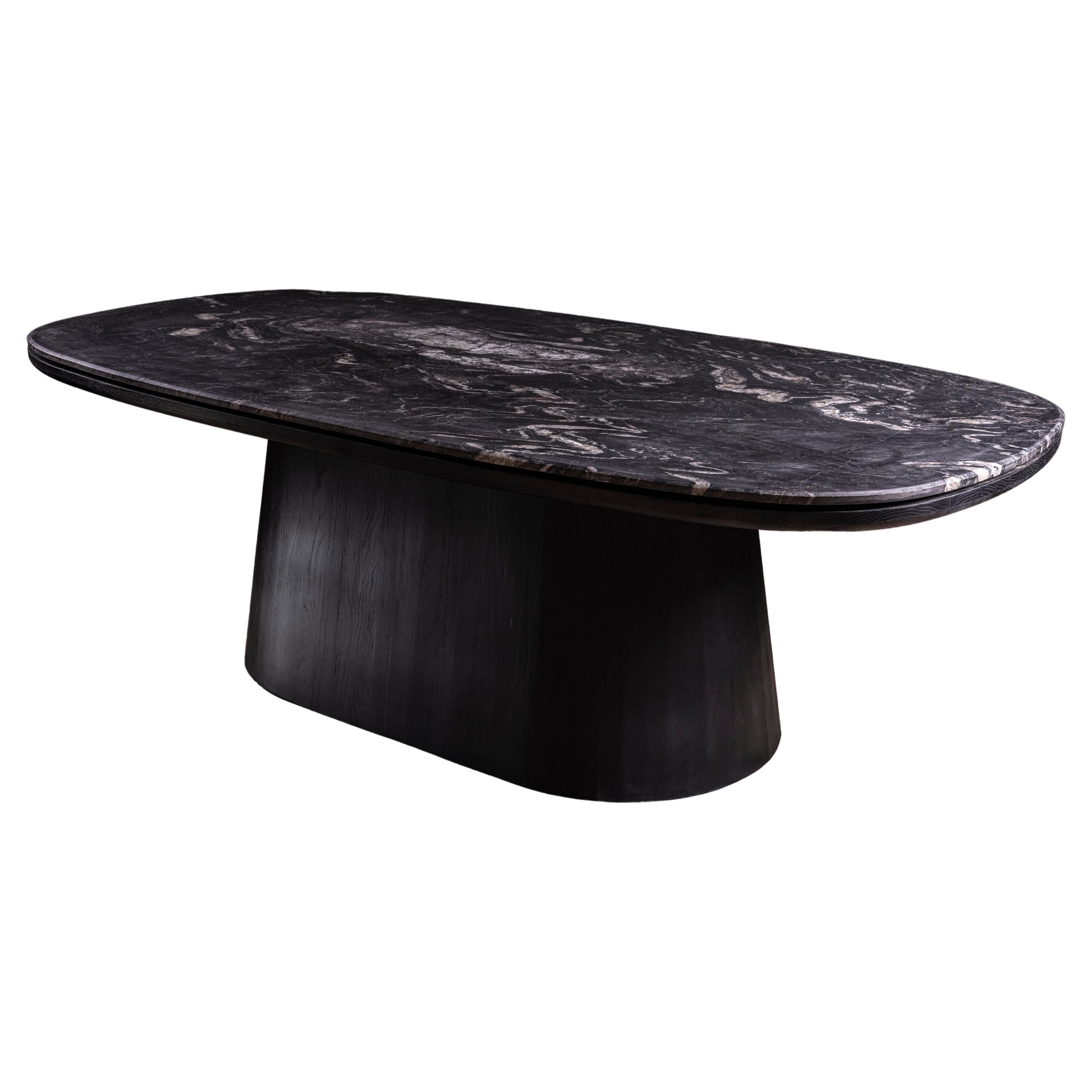 Marmol Negro Dining Table  For Sale