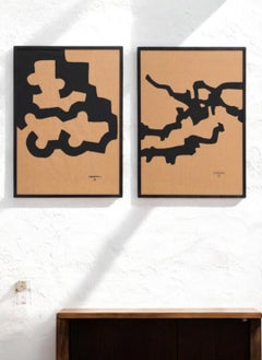 Mármol y Plomo Drucke von Eduardo Chillida, gerahmt, Post-Modern, 1990er Jahre