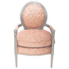 Marmont Accent Chair II in Rose 
Silver Leaf by Innova Luxuxy Group