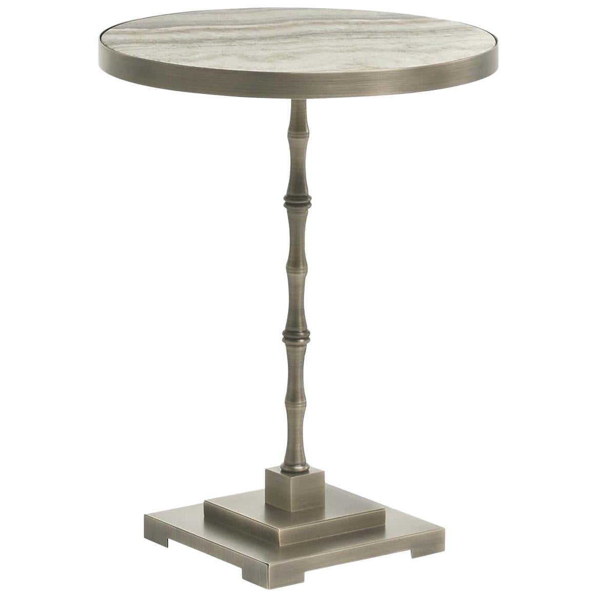 Marmora Tall Side Table For Sale