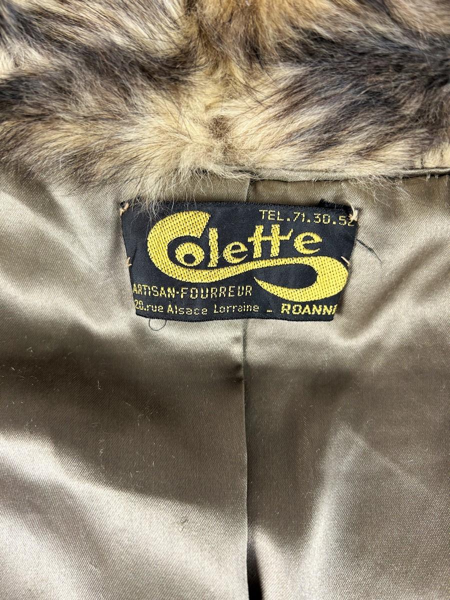 Marmot Fur Coat by Maison Colette - French Circa 1980 For Sale 7